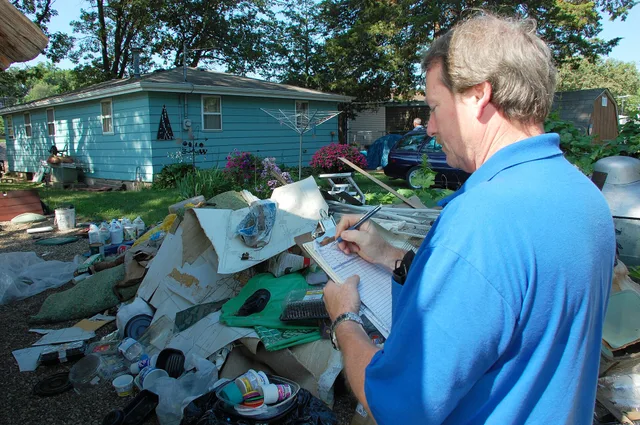 Lake Delhi, IA, July 29, 2010 -- Small Business Administration recovery specialist Bill Morris records information during the initial phase of the recovery process from flooding in the Lake Delhi Dam area of northeast Iowa. Morris along with representatives from FEMA and the state of Iowa started th. Moving company discovery call: the question sequence before the survey