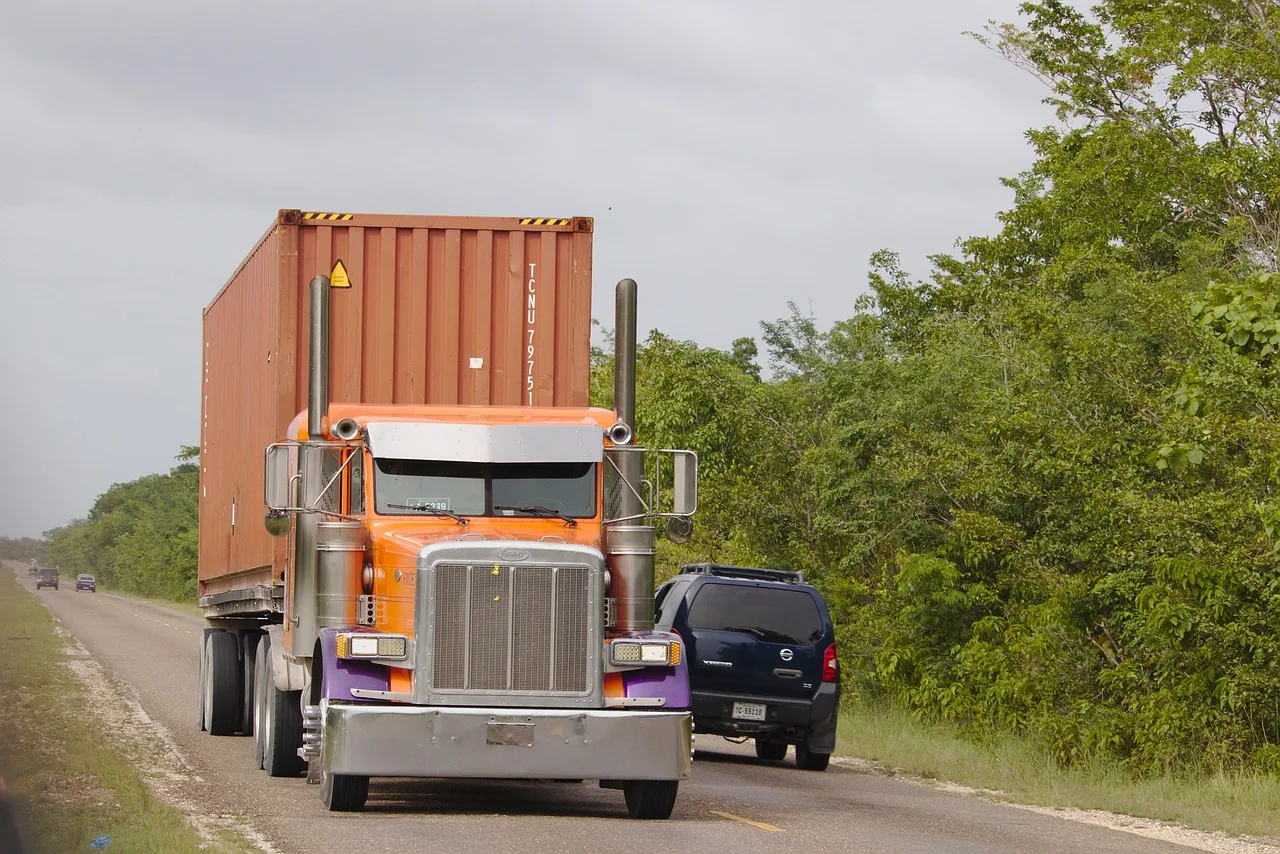 truck, semi, tractor, container, transportation, vehicle, freight, heavy, transport, cargo, shipping, trucking, haul, road, lorry, delivery, highway, commercial, shipment, merchandise, distribution, load, speed, traffic, rural, truck, truck, truck, truck, truck, semi, tractor, delivery, distribution. Moving company workflow, from booking to done