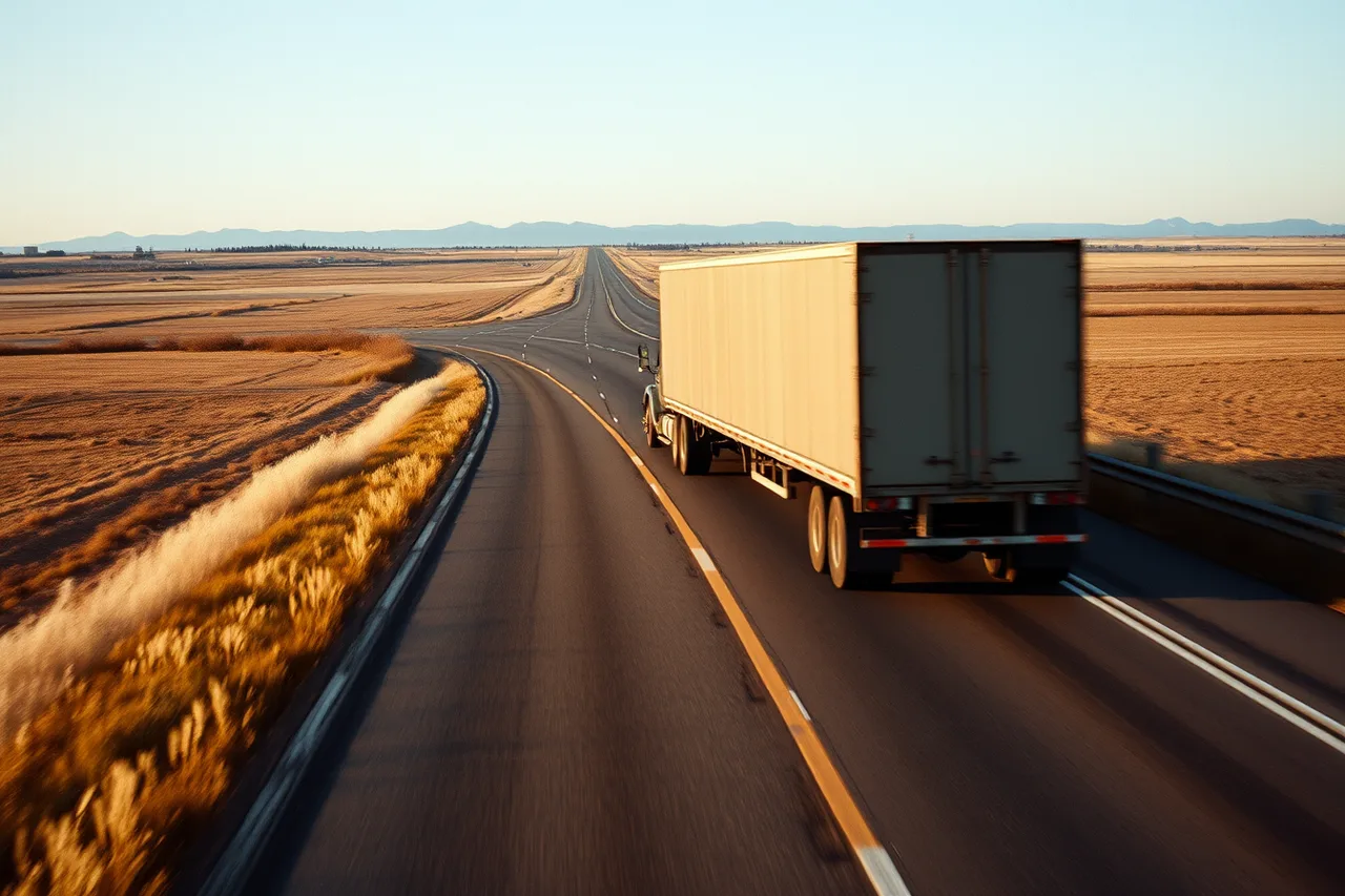 Moving truck passing a state line sign on the highway (Corporate accounts want moving services bundled by unit, not by job)